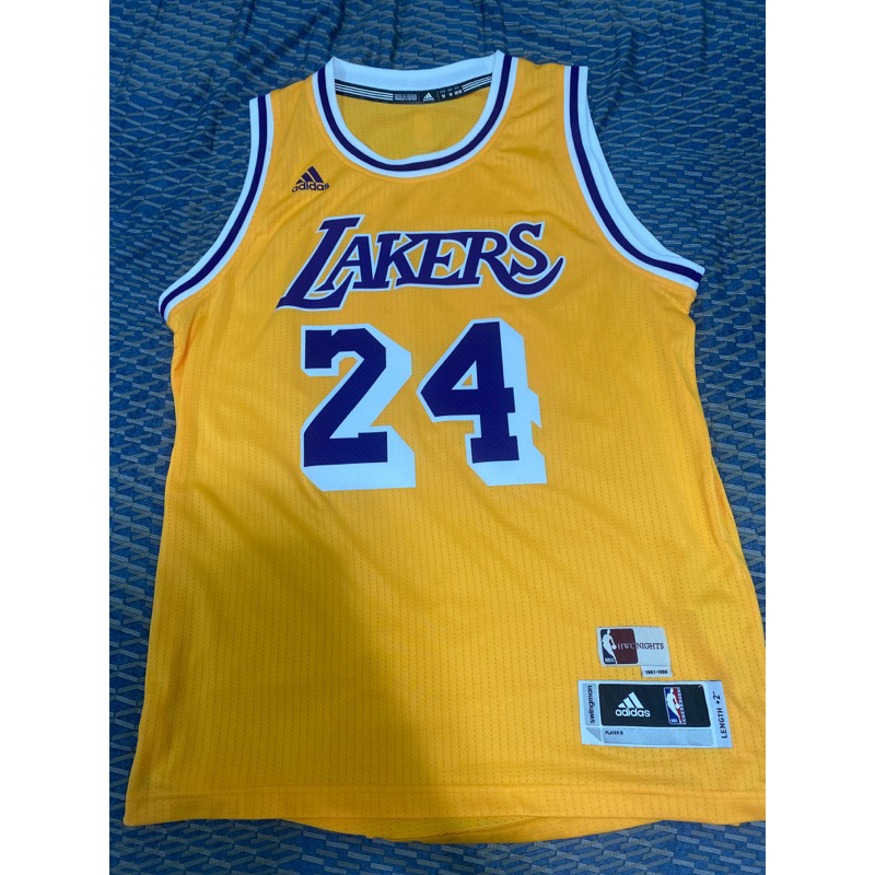 ADIDAS NBA 愛迪達 LAKERS 洛杉磯湖人 老大 小飛俠 Kobe Bryant swingman 復古球衣