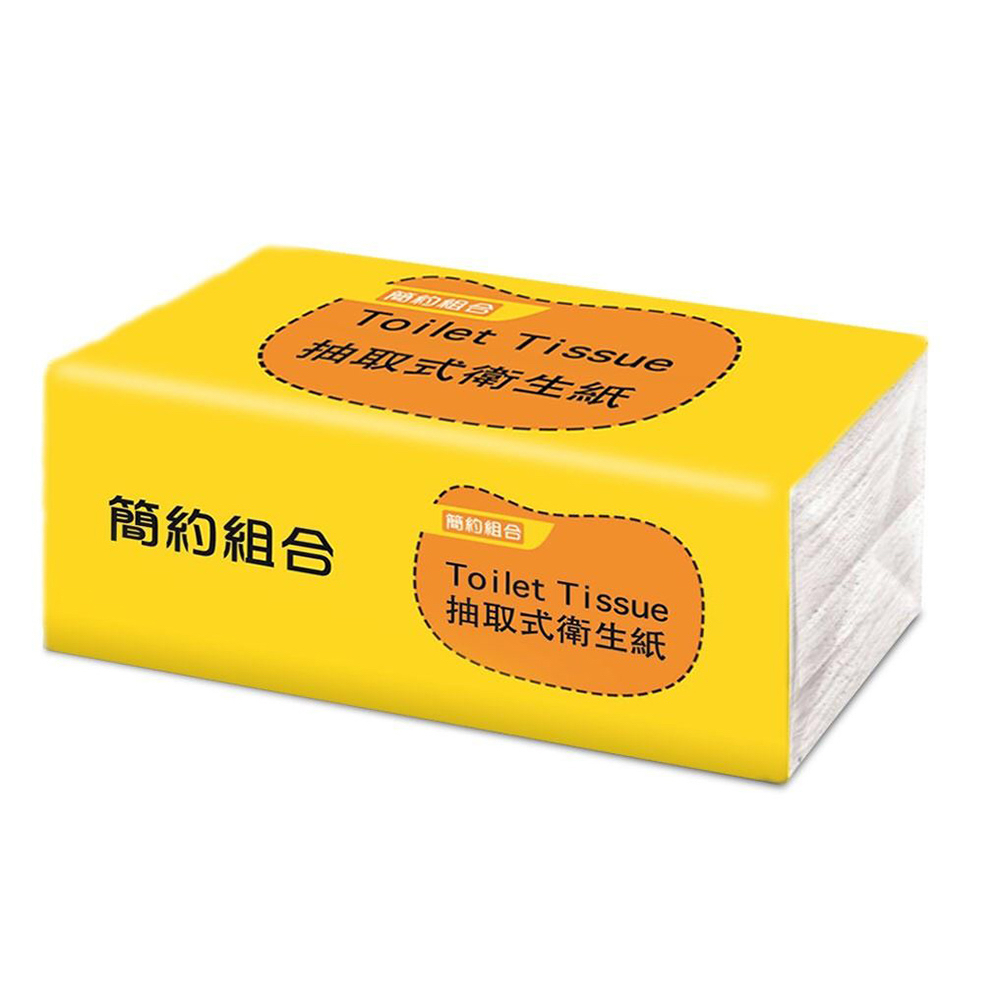 【簡約組合】優質抽取式衛生紙100抽/包