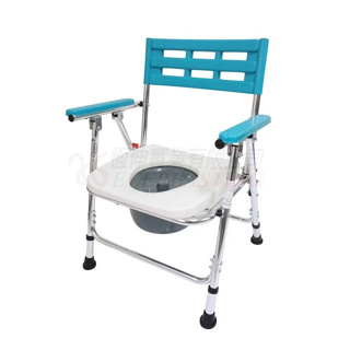 【海夫健康生活館】恆伸 鋁合金 日式收合 便盆洗澡椅-硬式坐墊(ER-4523)