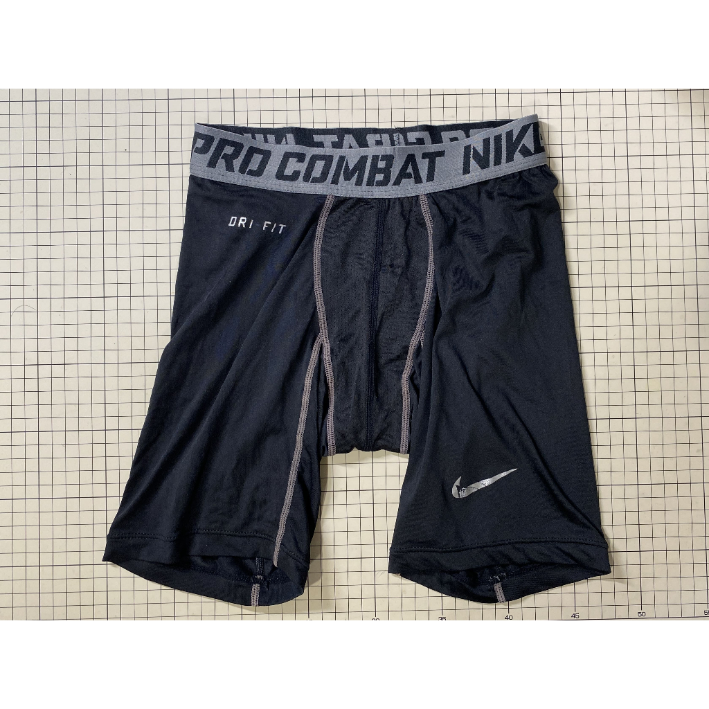 正版 Nike pro combat 5分 籃球 訓練 緊身 束褲 黑色 S號 二手