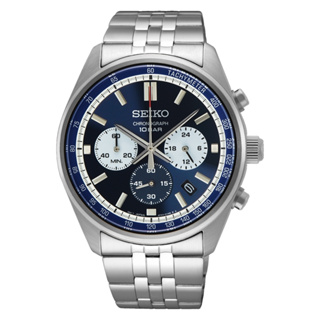 SEIKO 精工 CS系列熊貓錶計時手錶 藍色 SSB427P1 / 8T63-00W0B (SK032)