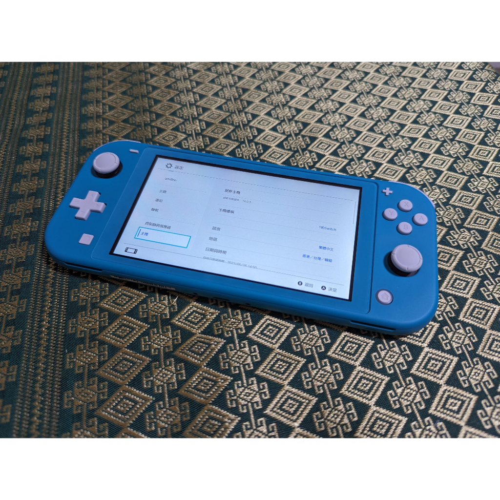 二手主機 Switch Lite 藍綠色主機