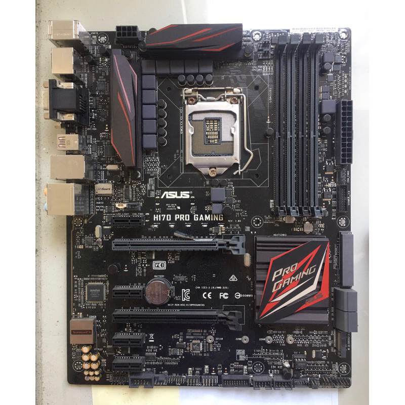 華碩 Asus H170 PRO GAMING 1151腳位 支援第6 7代CPU