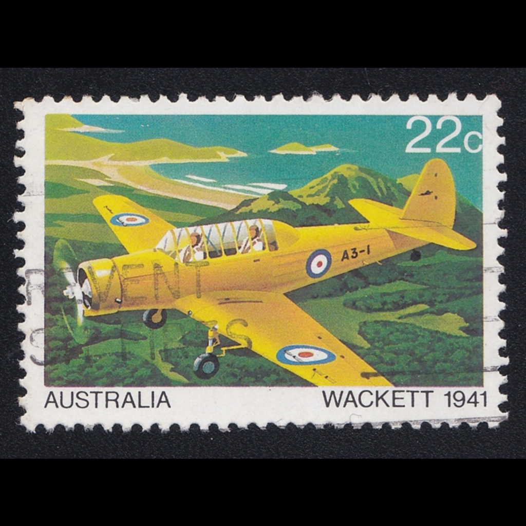 ⚜️銅臭味 1980年 1941軍事訓練機 澳大利亞郵票 (紙幣紙鈔紀念幣錢幣銀幣龍銀古董老件飛機飛行員戰機空軍機師