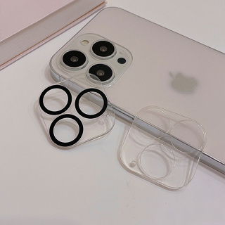 iPhone15鏡頭保護圈 適用於哀鳳14 13 12 Pro Max 13Mini 鏡頭圈 透明 攝像頭保護膜 鏡頭膜