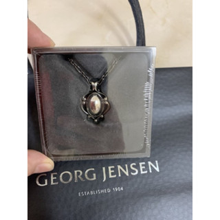 全新喬治傑生 GEORG JENSEN 2019年度項鍊 銀石附盒