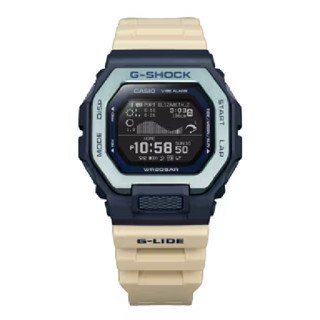 CASIO卡西歐GBX-100 系列 GBX-100TT-2 潮汐衝浪懷舊單色藍芽智慧電子腕錶 46mm