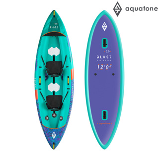 Aquatone 充氣雙人獨木舟-休閒型 BLAST 12'0" TK-200 / KAYAK 皮艇 皮划艇 水上活動