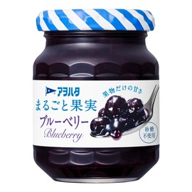 有效2024/07/14【捲髮阿嬤的柑仔店】＃Aohata＃藍莓果醬(無蔗糖) 125g/罐