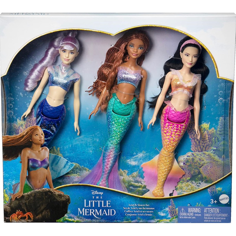 現貨24h出貨 Ariel 愛麗兒 mermaid小美人魚 公主真人版電影版 娃娃  玩具 公仔 姊姊 姐妹 美國迪士尼