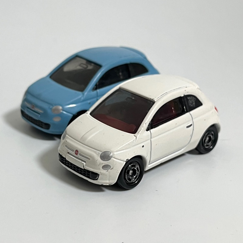 Fiat 500 二色合售  Tomica 90 2012 絕版 飛雅特 菲亞特 小汽車 模型車