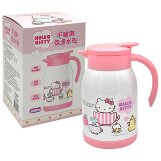 授權卡通不鏽鋼保溫水壺800ml-Hello Kitty/卡娜赫拉的小動物【台灣正版現貨】