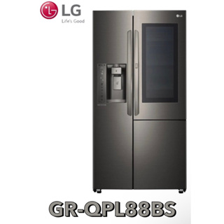 【LG 樂金】761公升 InstaView™敲敲看門中門冰箱 GR-QPL88BS (星夜黑)