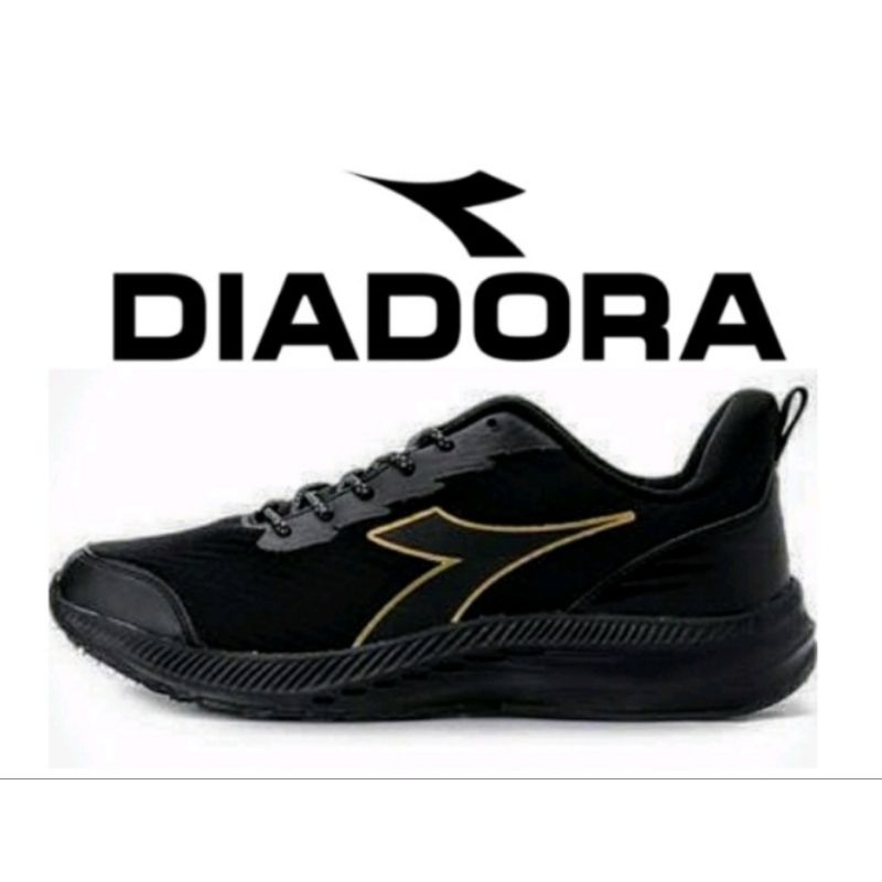 DIADORA男款輕量運動休閒慢跑鞋 黑色 DA73170