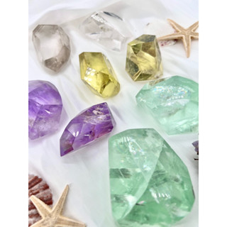 【Excellent Stone||愛石人】隨形水晶 天然水晶 高階 天然礦石 白水晶 紫水晶 黃水晶 螢石