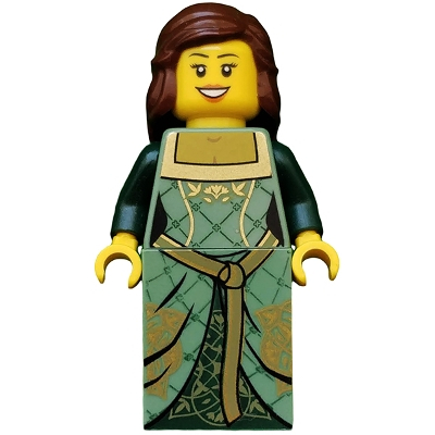 玩樂趣 LEGO樂高 10223 城堡系列 Green Princess 二手人偶 cas503