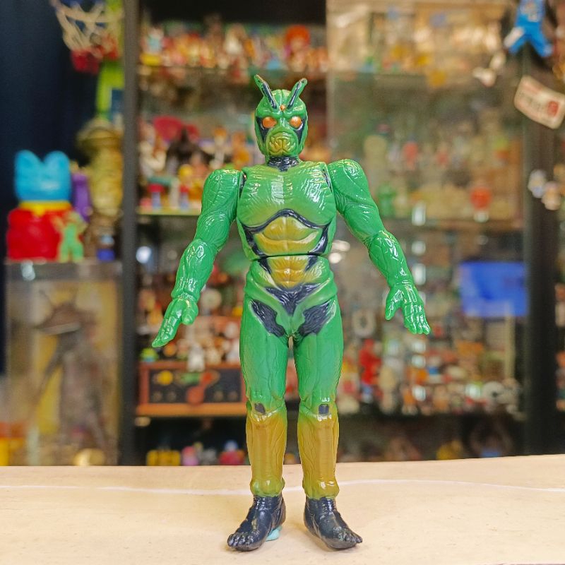 ⭐喔啦玩具店⭐真 假面騎士 1993年 日本製 老玩具 軟膠 老膠  玩具公仔 真假面騎士