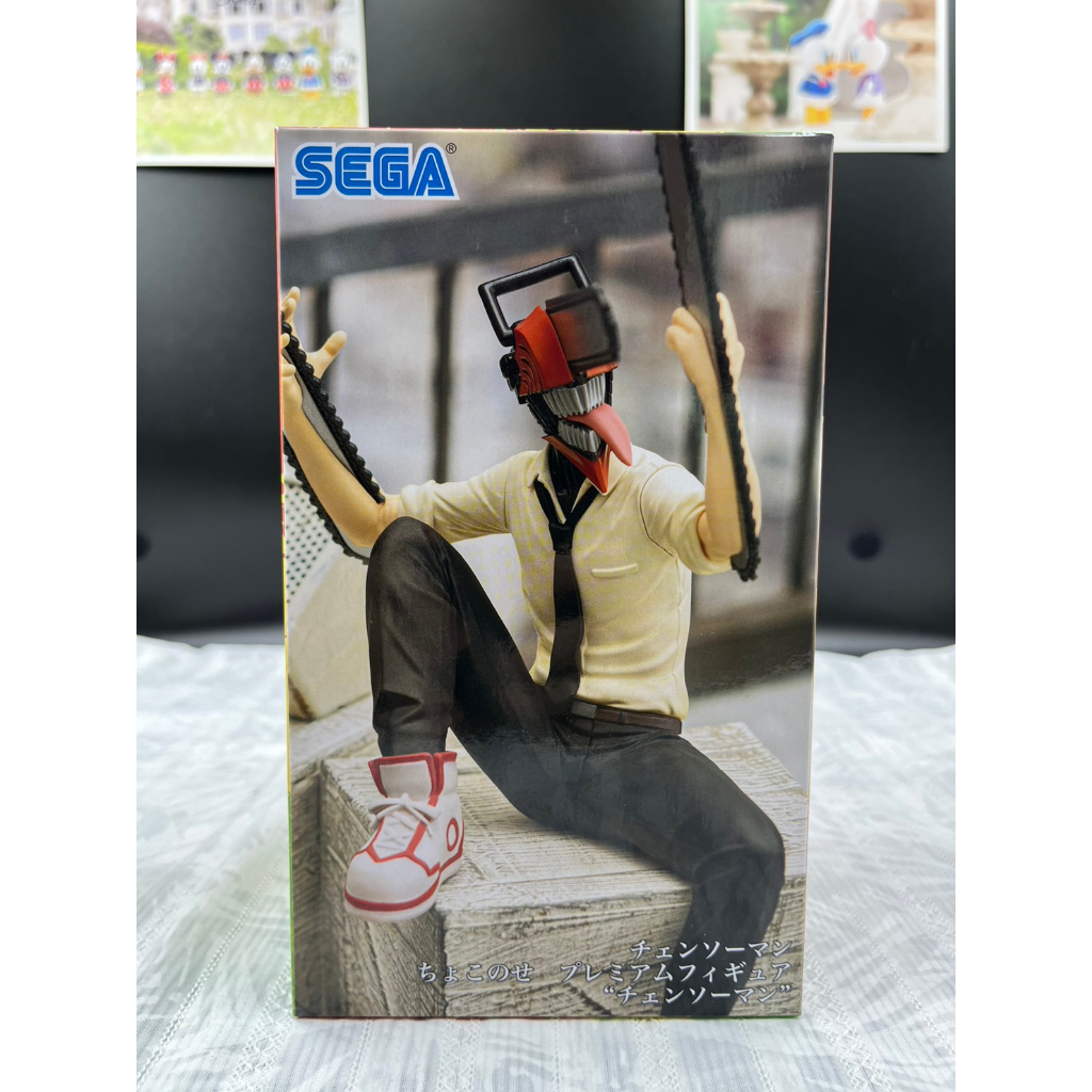 正版 SEGA 鏈鋸人 鏈鋸惡魔 坐坐公仔 淀治 西裝 出勤 公仔 景品 Luminasta