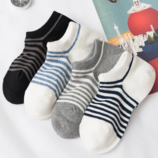 🧦《男女襪》日本無印風條紋船襪