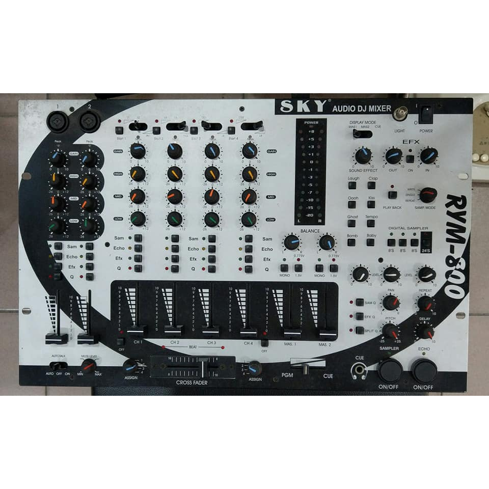 (高點舞台音響) 中古 二手 AUDiO (DJ) MiXER 調音台  品牌 : SKY 型號 : RYM-800