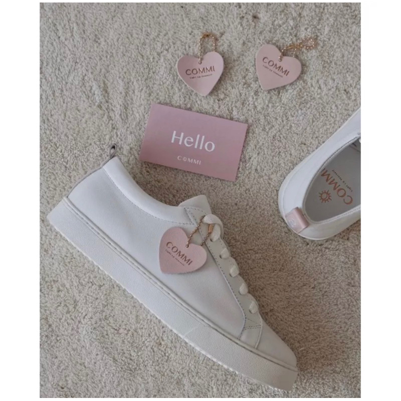 commi女款粉色小白鞋1.0（39號）
