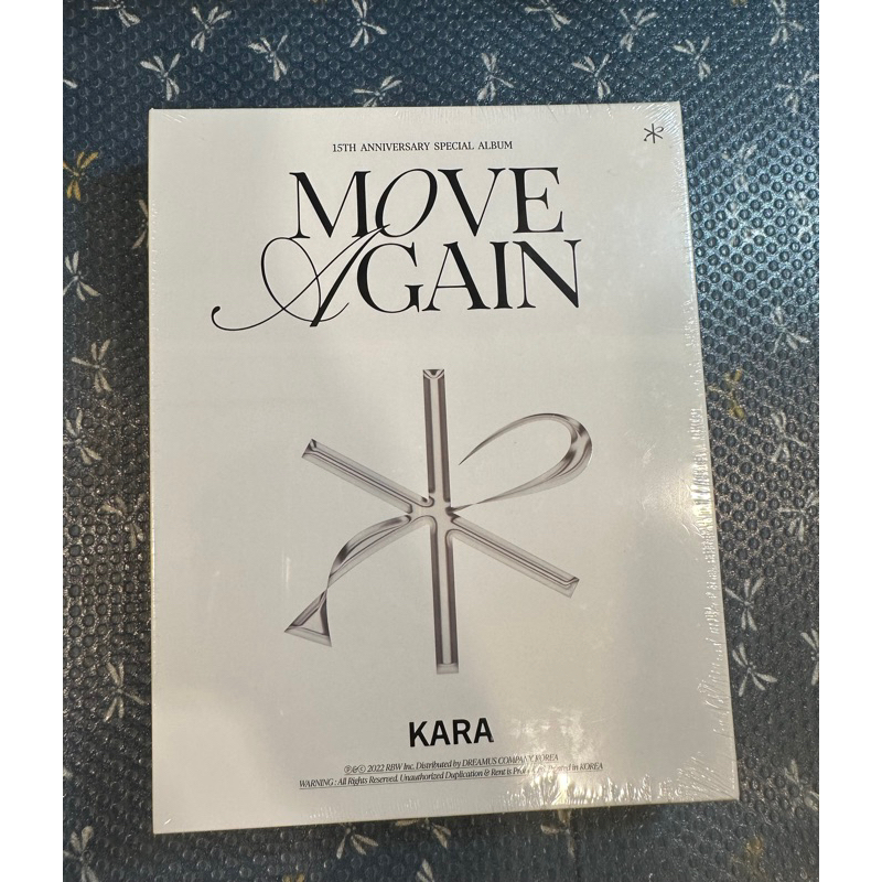KARA Move Again未拆專 奎利 昇延 妮可 知英 齡智 15週年紀念專輯