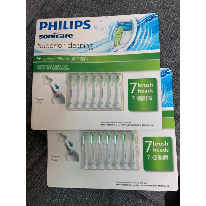 (好市多）Philips Sonicare飛利浦音波電動牙刷智能鑽石刷頭7入HX6067