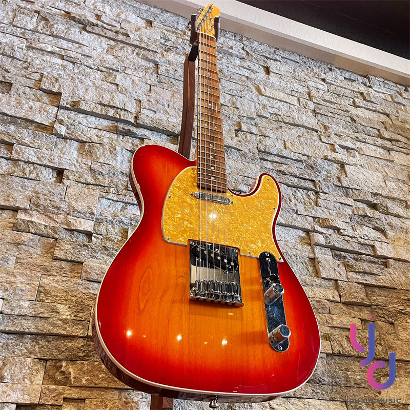 『全部升級到頂』二手 美廠 Fender American Deluxe Tele 電吉他 櫻桃漸層