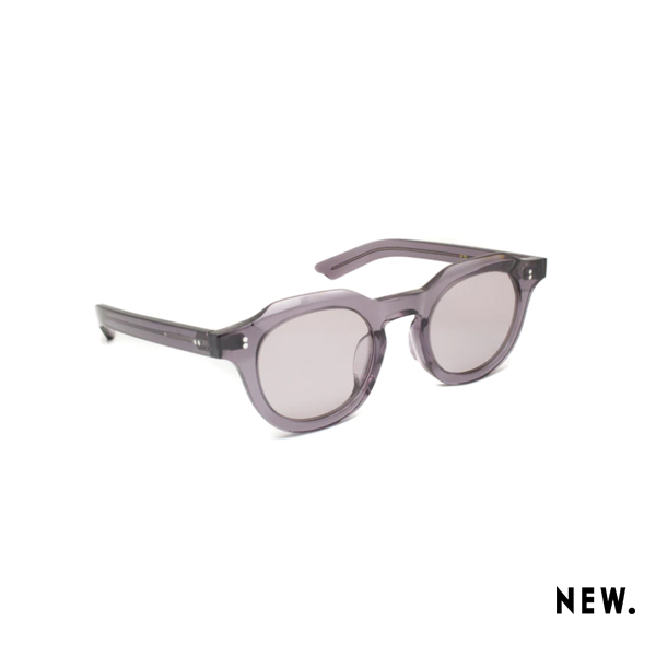 GOODFORIT / 日本NEW.Eyewear F11 Glasses醋酸纖維板料法式皇冠切削加大鏡框墨鏡/透明灰