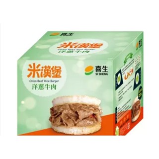 好市多喜生 冷凍洋蔥牛肉米漢堡 170公克/個代購