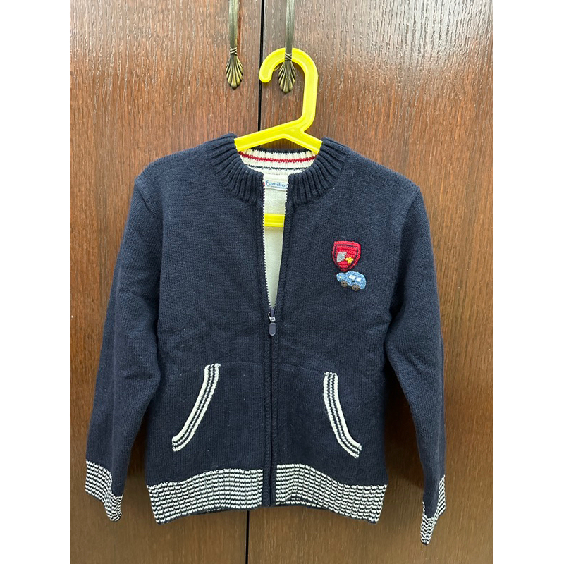 麗嬰房 幼童 針織厚外套（100cm-120cm）毛衣
