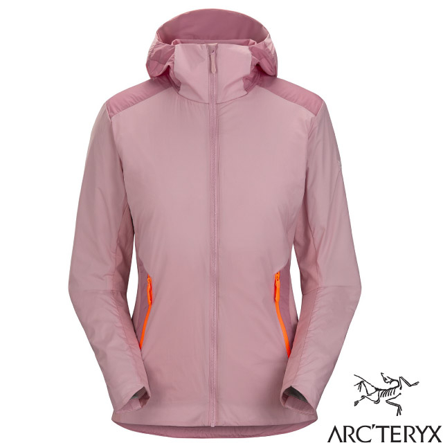 【ARCTERYX 始祖鳥】送》女款 輕量抗水耐磨纖維連帽保暖外套 Atom 防風夾克_30788