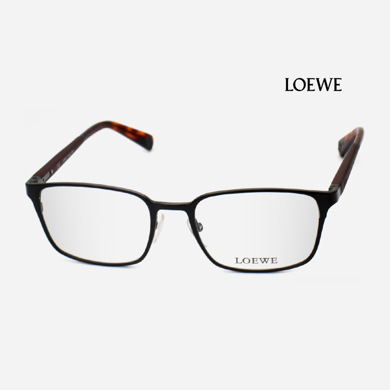 LOEWE VLW466V 西班牙羅意威｜銀色商務男士方框眼鏡 男生品牌眼鏡框【幸子眼鏡】