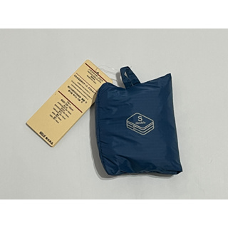 滑翔傘布 旅行分類雙層可折收納袋 Muji 無印良品 黑 藍 旅行收納包 旅行衣物包 旅行分類包 s