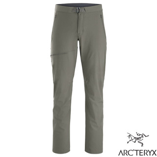【ARCTERYX 始祖鳥】男款 輕量彈性耐磨軟殼長褲 Gamma.登山健行褲.休閒長褲 糧草綠 X000007247