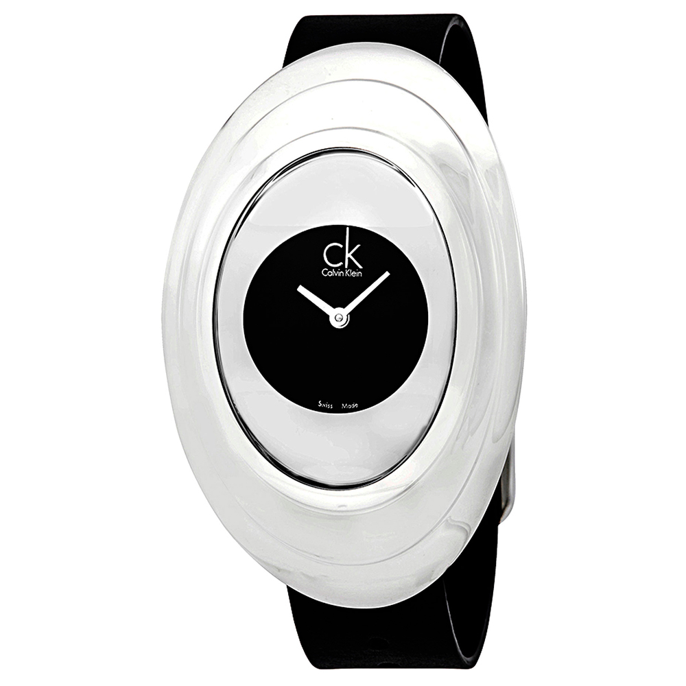 CK Calvin Klein 水波紋造型腕錶 K9322104