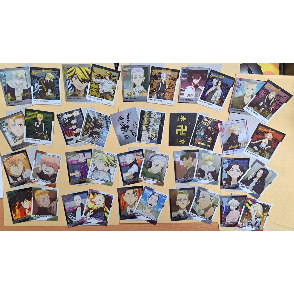 <3/18現貨 >日版 東京復仇者 東卍 東京リベンジャーズ 照片風金屬貼紙 東リベ 東京卍復仇者 一組兩張