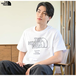 The North Face M S/S ECO BRAND TEE - AP 男 短袖上衣 白