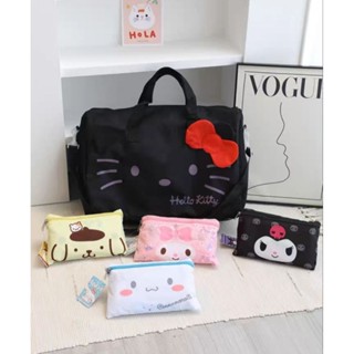 （臺灣出貨 最快隔天到貨 新增庫洛米）全新hello kitty 美樂蒂 大耳狗 旅行包 布丁狗 行李袋 旅行袋 庫洛米