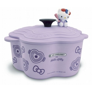 LE CREUSET Kitty 立體公仔 紫色 鑄鐵鍋造型餐碗