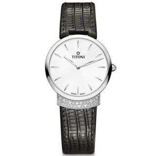TITONI 梅花錶 優雅氣質腕錶 TQ42912S-ST-590 / 32mm