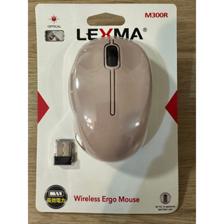 LEXMA M300R無線光學滑鼠-粉 全新 現貨