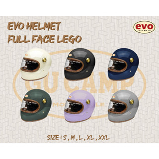 GU CAMP 騎士部品 免運優惠 EVO 復古 全罩式 復古帽 安全帽 小帽體 樂高帽 皮革邊條 全系列六色