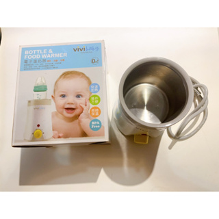 【vivibaby】8成新 原價1180 電子溫奶器 加溫器 白色