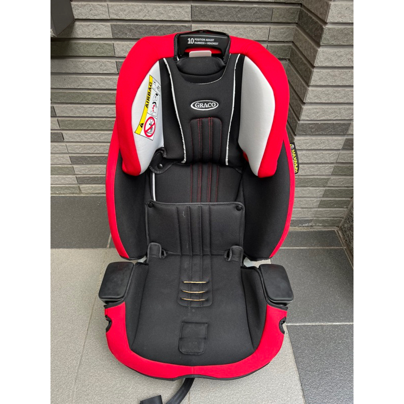 「二手」GRACO-0~12歲長效型嬰幼童汽車安全座椅MILESTONE™ (紅熊)