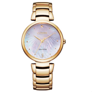 【CITIZEN】 L系列 海浪流線造形腕錶 EM0853-81Y 31mm 現代鐘錶
