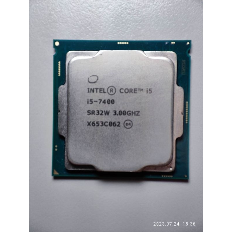 ［升級換下］Intel CORE i5-7400 CPU （附贈CPU散熱器+散熱膏）