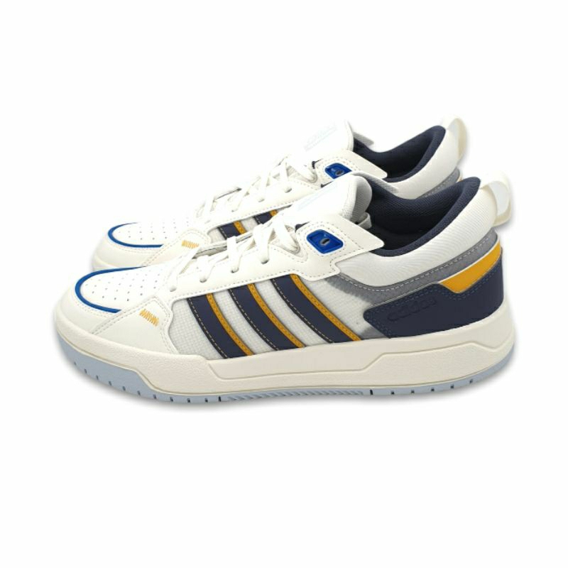 【米蘭鞋都】ADIDAS 100DB (男) 籃球風 運動 休閒鞋 板鞋 IE5582 白藍黃色
