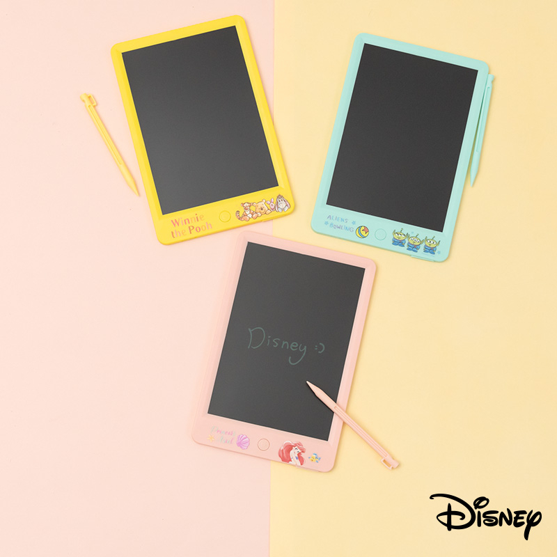 迪士尼｜螢幕手寫板 愛麗兒 維尼家族 三眼怪 攜帶型 繪圖 備忘錄 繪圖板 BF181