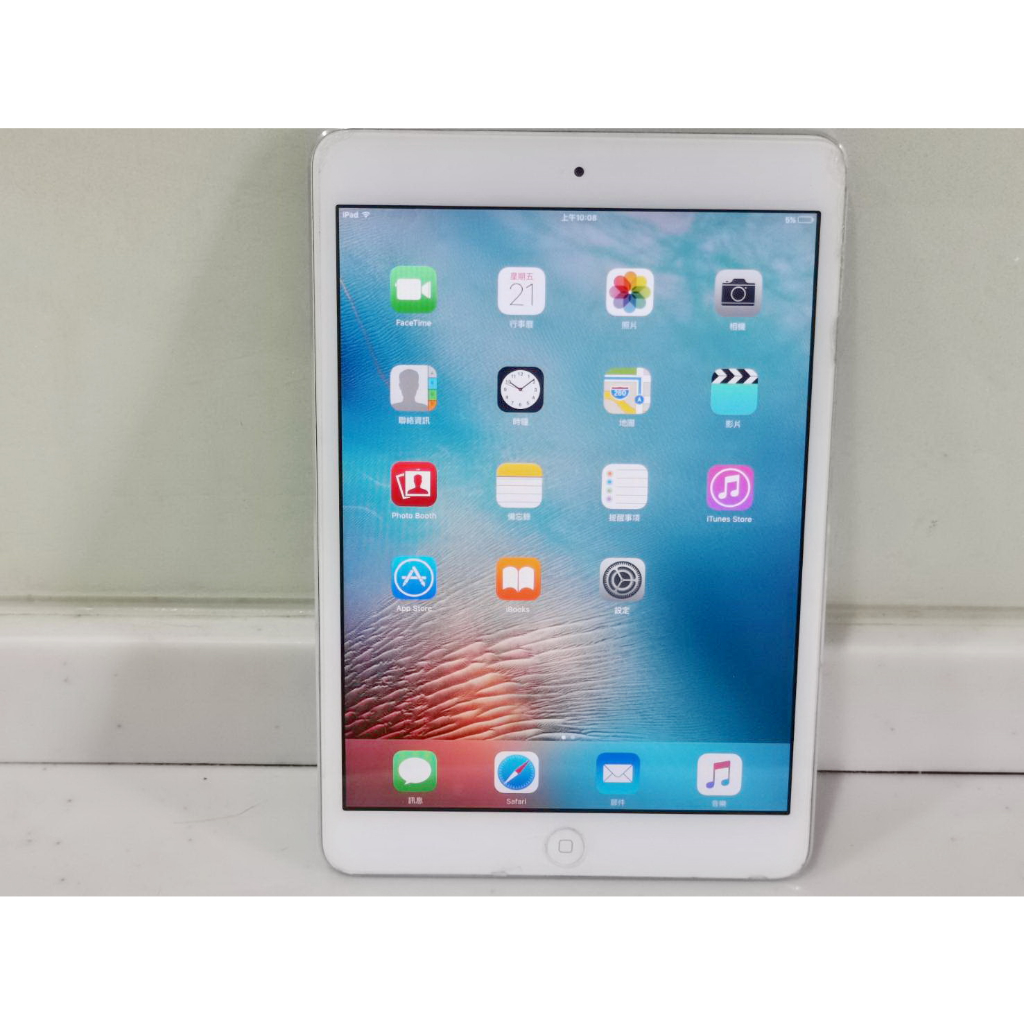 蘋果平板-二手-Apple iPad Mini (WiFi) 16GB-附Lightning-L型-快充-傳輸線-充電